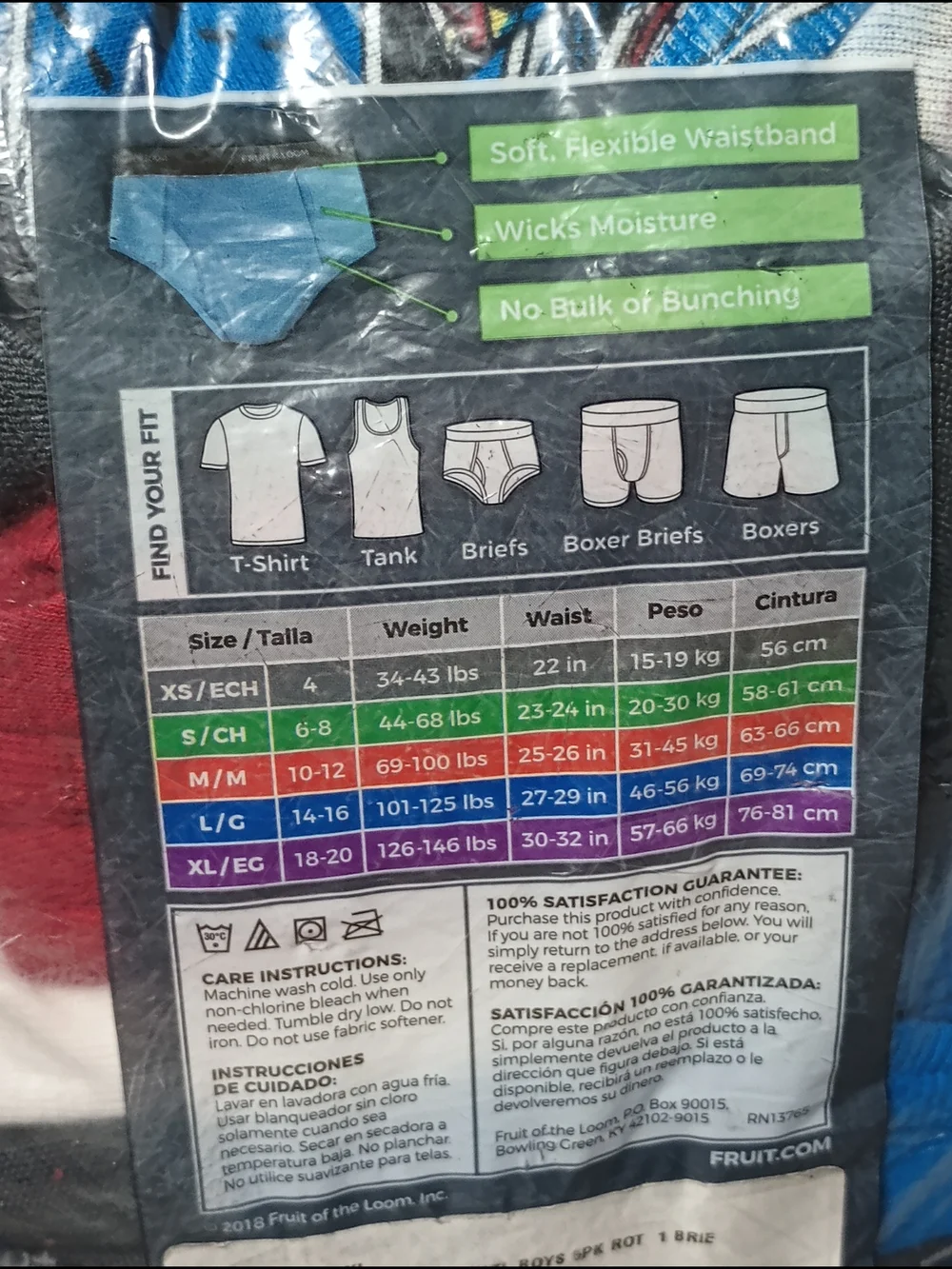 Fruit Of The Loom Boys' Race Car Cotton Briefs Underwear
